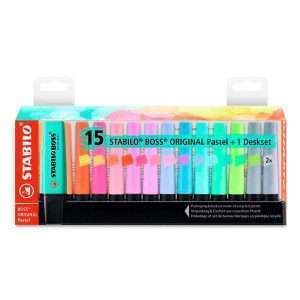 Resaltadores Stabilo Boss Original 15 Colores